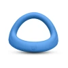 b-Vibe Snug Ring Tri-Sling Soft Stretch Silicone Cock and Ball Sling Blue