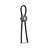 b-Vibe Lasso Grip Fully Adjustable Silicone Cock Ring Black