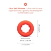 b-Vibe Flex Ring Grip 29mm Ultra Soft Silicone Cock Ring Red