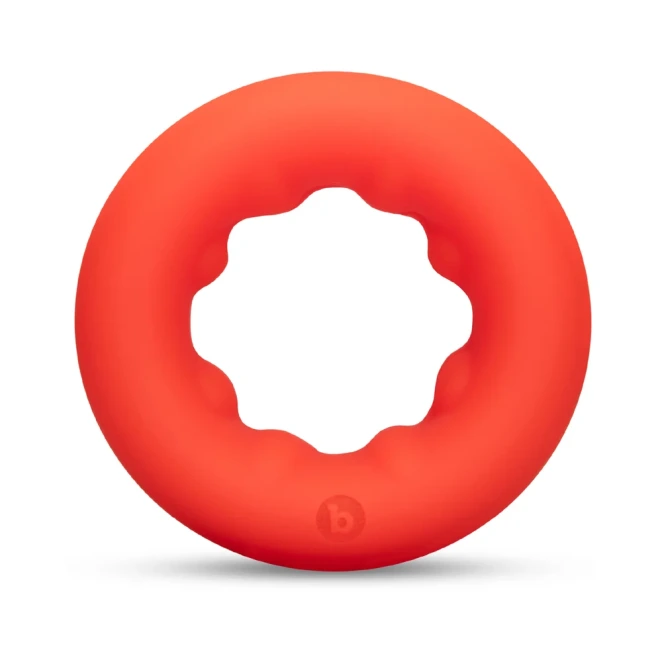 b-Vibe Flex Ring Grip 29mm Ultra Soft Silicone Cock Ring Red