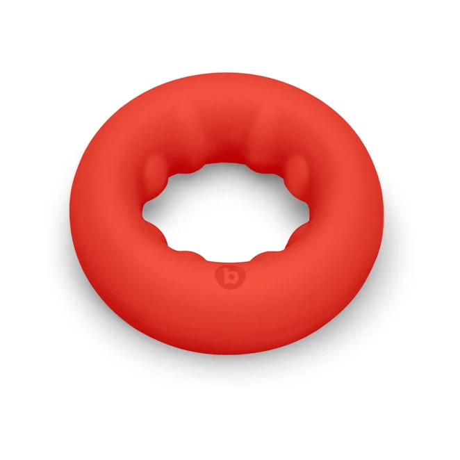 b-Vibe Flex Ring Grip 29mm Ultra Soft Silicone Cock Ring Red