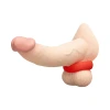 b-Vibe Flex Ring Grip 29mm Ultra Soft Silicone Cock Ring Red