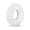 b-Vibe Flex Ring Ripple 24mm Ultra Soft Silicone Cock Ring Clear