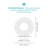 b-Vibe Flex Ring Ripple 24mm Ultra Soft Silicone Cock Ring Clear