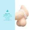 b-Vibe Flex Ring Ripple 24mm Ultra Soft Silicone Cock Ring Clear