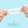 b-Vibe Flex Ring Ripple 24mm Ultra Soft Silicone Cock Ring Clear