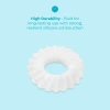 b-Vibe Flex Ring Ripple 24mm Ultra Soft Silicone Cock Ring Clear