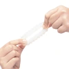 b-Vibe Flex Ring Ripple 24mm Ultra Soft Silicone Cock Ring Clear