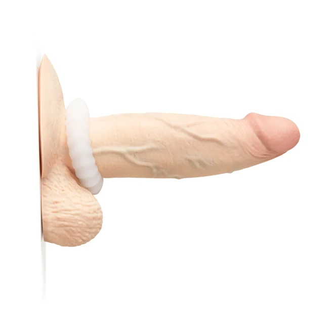 b-Vibe Flex Ring Ripple 24mm Ultra Soft Silicone Cock Ring Clear
