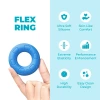 b-Vibe Flex Ring 31.5mm Ultra Soft Silicone Cock Ring Blue