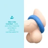 b-Vibe Flex Ring 31.5mm Ultra Soft Silicone Cock Ring Blue