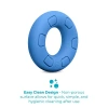 b-Vibe Flex Ring 31.5mm Ultra Soft Silicone Cock Ring Blue
