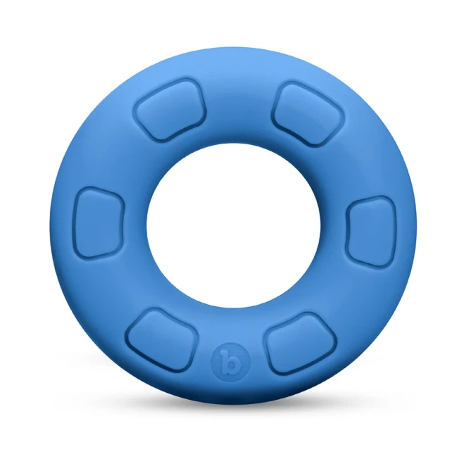 b-Vibe Flex Ring 31.5mm Ultra Soft Silicone Cock Ring Blue