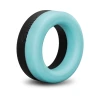 b-Vibe Flex Band 30mm Super Soft Silicone Cock Ring Black and Blue