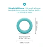 b-Vibe Flex Band 30mm Super Soft Silicone Cock Ring Black and Blue