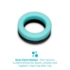 b-Vibe Flex Band 30mm Super Soft Silicone Cock Ring Black and Blue