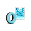 b-Vibe Flex Band 30mm Super Soft Silicone Cock Ring Black and Blue