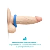 b-Vibe Flex Ring Drip 22.5mm Super Soft Silicone Cock Ring Blue