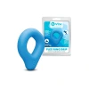 b-Vibe Flex Ring Drip 22.5mm Super Soft Silicone Cock Ring Blue