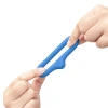 b-Vibe Flex Ring Drip 22.5mm Super Soft Silicone Cock Ring Blue