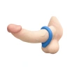 b-Vibe Flex Ring Drip 22.5mm Super Soft Silicone Cock Ring Blue