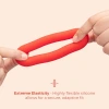 b-Vibe Flex Ring Bulk 40mm Super Soft Silicone Cock Ring Red