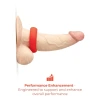 b-Vibe Flex Ring Bulk 40mm Super Soft Silicone Cock Ring Red