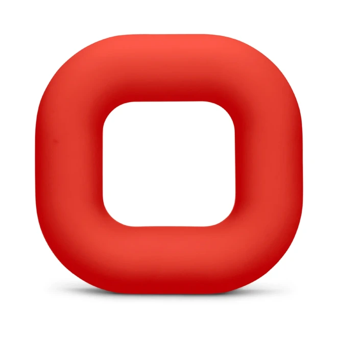 b-Vibe Flex Ring Bulk 40mm Super Soft Silicone Cock Ring Red