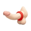 b-Vibe Flex Ring Bulk 40mm Super Soft Silicone Cock Ring Red