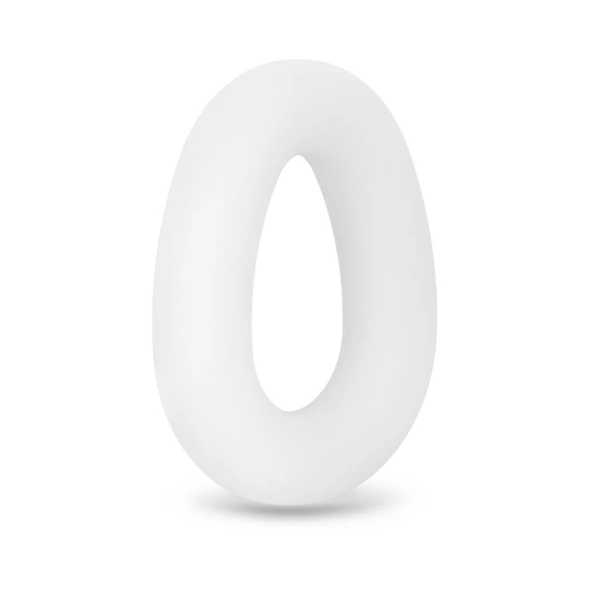 b-Vibe Flex Ring Loop 27mm Super Soft Silicone Cock Ring Clear