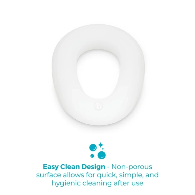 b-Vibe Flex Ring Loop 27mm Super Soft Silicone Cock Ring Clear