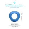 b-Vibe Flex Ring Delta 26.5mm Super Soft Silicone Cock Ring Blue