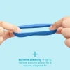 b-Vibe Flex Ring Delta 26.5mm Super Soft Silicone Cock Ring Blue