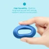 b-Vibe Flex Ring Delta 26.5mm Super Soft Silicone Cock Ring Blue