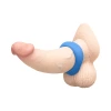 b-Vibe Flex Ring Delta 26.5mm Super Soft Silicone Cock Ring Blue