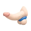 b-Vibe Flex Ring Delta 26.5mm Super Soft Silicone Cock Ring Blue