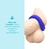 b-Vibe Flex Ring GT 32mm Super Soft Silicone Cock Ring Blue