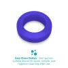 b-Vibe Flex Ring GT 32mm Super Soft Silicone Cock Ring Blue