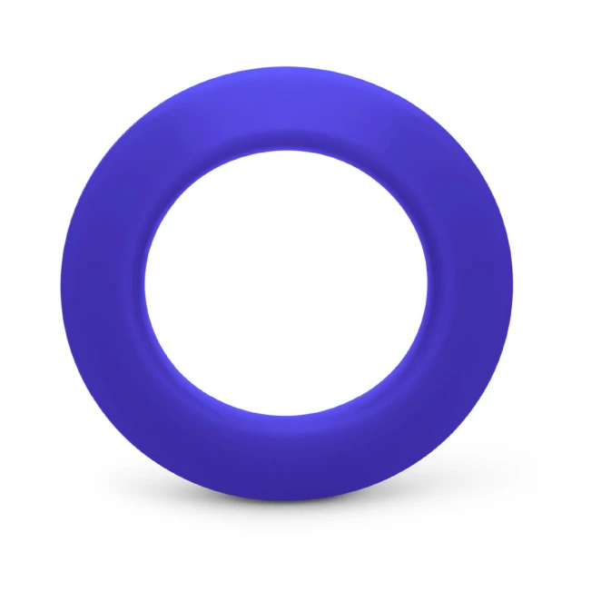 b-Vibe Flex Ring GT 32mm Super Soft Silicone Cock Ring Blue