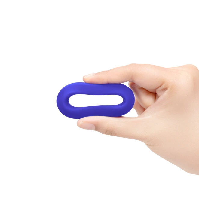 b-Vibe Flex Ring GT 32mm Super Soft Silicone Cock Ring Blue