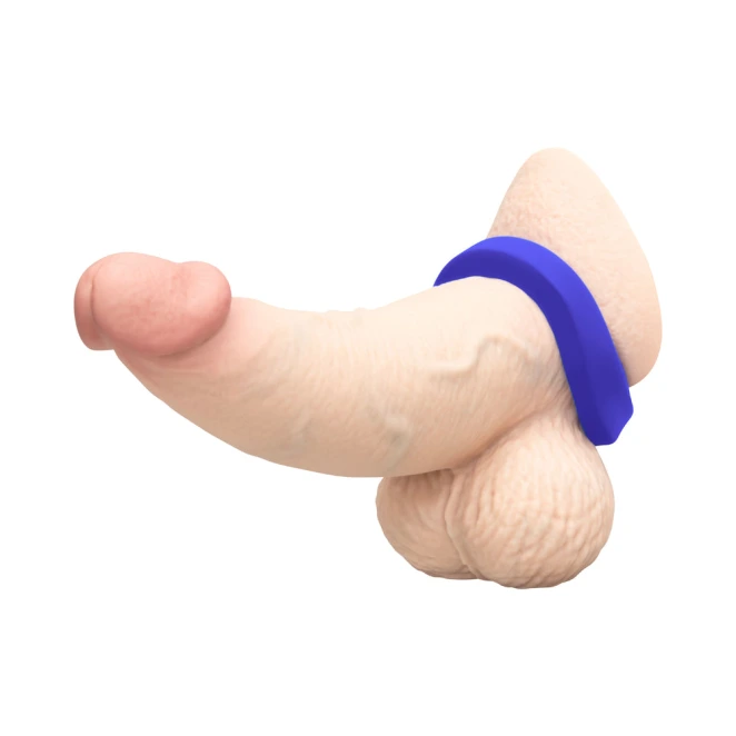 b-Vibe Flex Ring GT 32mm Super Soft Silicone Cock Ring Blue