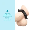 b-Vibe Flex Ring Spike 25mm Ultra Soft Silicone Textured Cock Ring Black