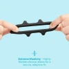 b-Vibe Flex Ring Spike 25mm Ultra Soft Silicone Textured Cock Ring Black