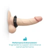 b-Vibe Flex Ring Spike 25mm Ultra Soft Silicone Textured Cock Ring Black