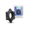 b-Vibe Flex Ring Spike 25mm Ultra Soft Silicone Textured Cock Ring Black