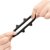 b-Vibe Flex Ring Spike 25mm Ultra Soft Silicone Textured Cock Ring Black