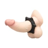 b-Vibe Flex Ring Spike 25mm Ultra Soft Silicone Textured Cock Ring Black