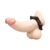 b-Vibe Flex Ring Spike 25mm Ultra Soft Silicone Textured Cock Ring Black