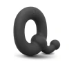 b-Vibe Flex Ring Tap 23mm Ultra Soft Silicone Cock Ring with Pull Tab Black