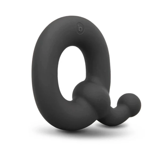 b-Vibe Flex Ring Tap 23mm Ultra Soft Silicone Cock Ring with Pull Tab Black